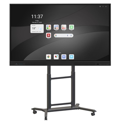 سعر المصنع 4k 55 65 75 85 96 110 بوصة شاشة لمسة متعددة اللغات البرمجيات LCD الذكية لوحة اندرويد تفاعلية