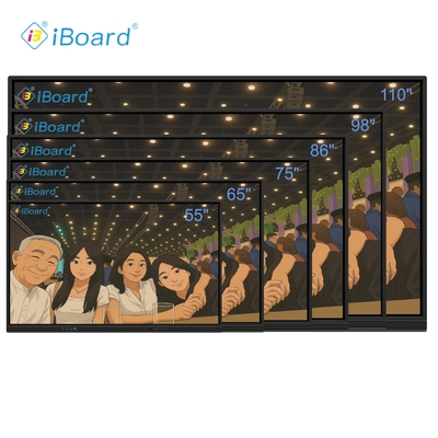 55 65 75 86 98 بوصة 4K LCD اللوحة البيضاء التفاعلية اللوحة اللمسية الشاشة الذكية الفصول الدراسية اللوحة الإلكترونية الرقمية اللوحة الذكية للتدريس