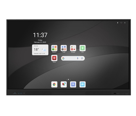 أندرويد الراقية (16+256GB) 75 بوصة اللوحة المسطحة التفاعلية دعم نظام مزدوج