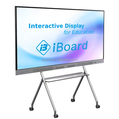 iBoard 65 بوصة 4k لوحة LCD تفاعلية لوحات رقمية لوحة مسطحة شاشة لمسة ذكية لغرفة الدراسة المؤتمر
