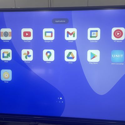 لوحة مسطحة تفاعلية من نوع اندرويد جديدة بطول 75 بوصة للصفات الذكية والمؤتمرات