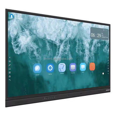 IBoard 55 بوصة 4K اللوحة البيضاء التفاعلية LCD اللوحة الذكية النوافذ الروبوتية جميعها في شاشة لمسة واحدة