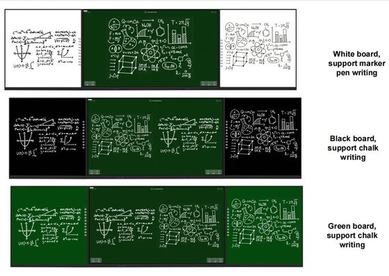 IBoard Factory Direct University School التفاعلية الذكية السوداء ChalkBoard Marker Pen اللوحة البيضاء اللوحة الخضراء اللوحة اللوحة الملموسة العرض 75 86 98 بوصة للتعليم اللوحة المسموحة التفاعلية مع IR Sideboard