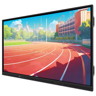 4K Android 14 اللوحة التفاعلية 86 بوصة الوسائط المتعددة اللوحة البيضاء الذكية شاشة لمس إلكترونية للفصول الدراسية الاجتماعية