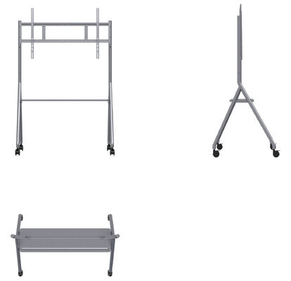 موقف التلفزيون التفاعلي لللوح الأبيض موقف محمول للتلفزيون الذكي / IFPD بحجم 43-86 بوصة