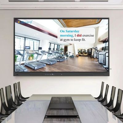 65 بوصة 4K UHD التفاعلية شاشة مسطحة التلفزيون الذكي مع نظام أندرويد جديد المعدات للاجتماعات المكتبية في الفصل الدراسي