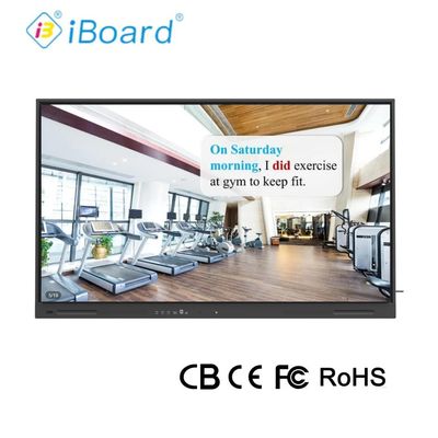 65 بوصة 4K UHD التفاعلية شاشة مسطحة التلفزيون الذكي مع نظام أندرويد جديد المعدات للاجتماعات المكتبية في الفصل الدراسي