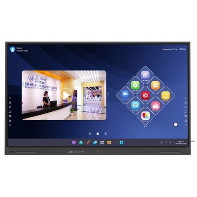 75 بوصة IBoard Ultra HD 4K دقة التفاعلية لوحة شاشة مسطحة