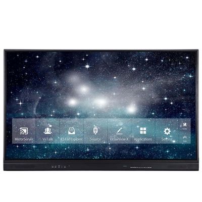 75 Inch EDLA Certified Interactive Flat Panel Display | Smart Touch Screen Monitor For Education Classroom & Business,Office | Smart Interactive Panel Android 14 & Windows Dual System IFPD