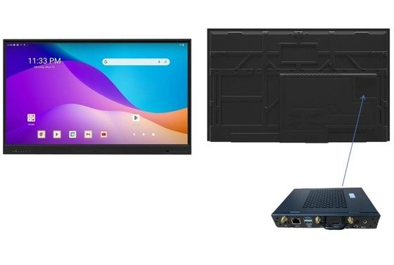 المصنع مباشرة IBoard OPS كمبيوتر ميني الكمبيوتر المدمج في أندرويد 13 EDLA IR التفاعلي لوحة بيضاء شاشة لمسة ذكية للتعليم المدرسي
