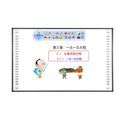 Factory Direct IBoard Ceramic/Smooth-Plastic Glossy Surface IR Interactive Whiteiboard Smart Touch Panel With 22pcs Hotkeys Each Side for School Education White Board interactive whiteoboard
