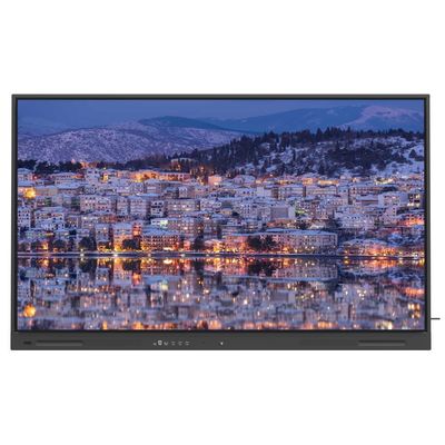 لوحة بيضاء تفاعلية LED رخيصة من المصنع مقاس 65 بوصة بنظام Android 14، ذاكرة وصول عشوائي (RAM) 4+32 جيجابايت، واي فاي، بلوتوث، يو اس بي، برنامج لمس للتعليم والاجتماعات المكتبية