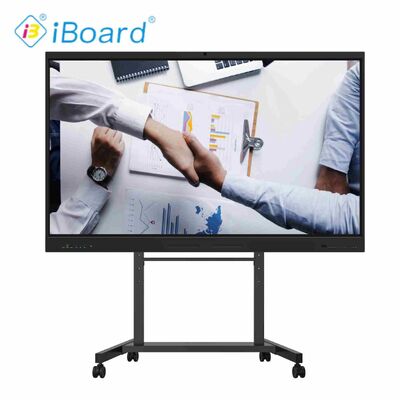 شاشة تعمل باللمس تفاعلية 75 بوصة لوحة بيضاء 4K لوحة ذكية