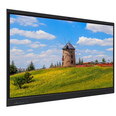 لوحة IBoard 86 بوصة 4k لوحات تفاعلية ذكية شاشة متعددة اللمس لوحة LCD مع لوحة بيضاء برنامج لوحة بيضاء رقمية ذكية لمؤتمرات الفصول الدراسية