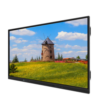 لوحة IBoard 86 بوصة 4k لوحات تفاعلية ذكية شاشة متعددة اللمس لوحة LCD مع لوحة بيضاء برنامج لوحة بيضاء رقمية ذكية لمؤتمرات الفصول الدراسية