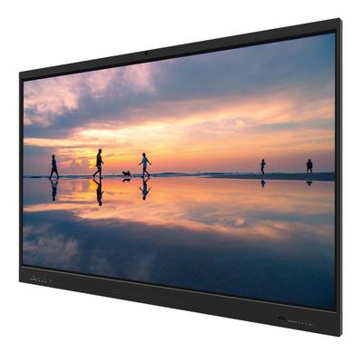 لوحة مسطحة تفاعلية 98 بوصة أندرويد OPS PC i7 USB TYPE-C HDMI Wifi RS232 لوحة بيضاء أدوات التدريس البرمجية لعقد اجتماعات المكتب التدريسي عبر الإنترنت