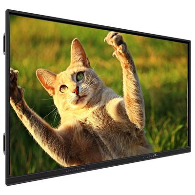 شاشة لمس متعددة ذكية LCD شاشة عرض رقمية إلكترونية تفاعلية سبورة بيضاء ذكية لغرفة الاجتماعات والفصول الدراسية