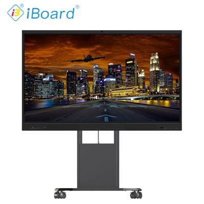 سعر المصنع IBoard شاشة تفاعلية مسطحة مقاس 65 بوصة مع شاشة تعمل باللمس بالأشعة تحت الحمراء وذاكرة وصول عشوائي (RAM) سعة 3 جيجابايت