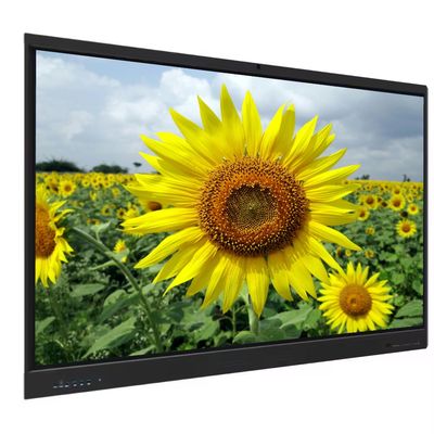 لوحات تفاعلية للمدارس مؤتمر 65 بوصة لوحة تفاعلية ذكية سبورة بيضاء نظام أندرويد ويندوز شاشة مسطحة تفاعلية