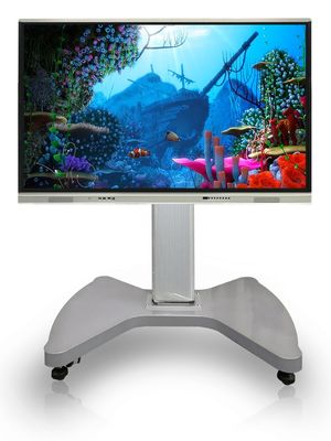 اللوحة البيضاء التفاعلية بالأشعة تحت الحمراء مشاركة رموز QR لمسة 50 نقطة لمسة تصميم مودرن التفاعلي شاشة عرض مسطحة