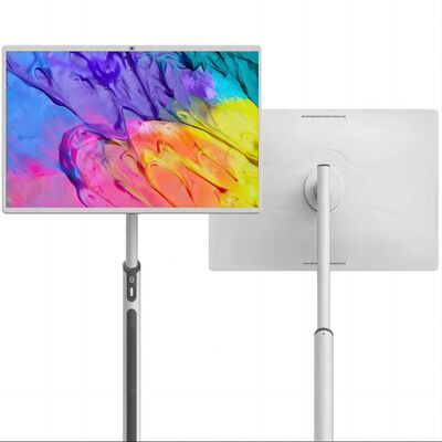 شاشة تلفزيون ذكية تفاعلية ترفيهية مقاس 27 و 32 بوصة، شاشة محمولة تعمل بنظام Android 13، ذاكرة 8+128 جيجابايت، شاشة تعمل باللمس، كاميرا مدمجة، بطارية تدوم 5-6 ساعات