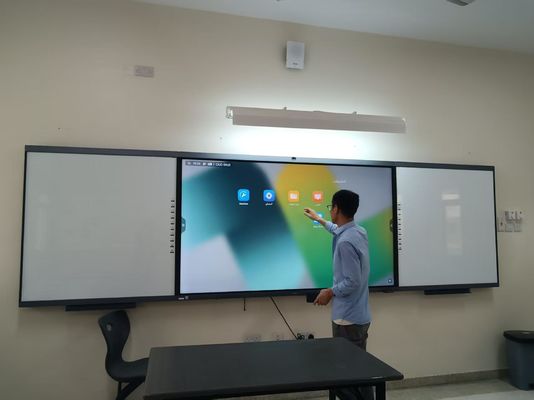 السبورات البيضاء التفاعلية الرقمية الكل في واحد مقاس 98 بوصة مع سبورات ذكية للمدرسة