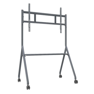 حامل تلفزيون محمول عالي الجودة لشاشات العرض الذكية، مناسب لشاشات التلفزيون الذكية مقاس 55/65/75/86 بوصة، عربة متحركة