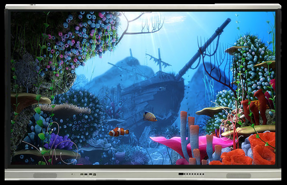 شاشة تفاعلية مسطحة تعمل باللمس للبيع بالجملة من المصنع مع لمس بالأشعة تحت الحمراء وترقية عن بعد عبر شبكة الإنترنت، سبورة بيضاء تفاعلية وشاشة تلفزيون تعمل باللمس