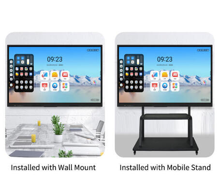 لوح تفاعلي ذكي مسطح iBoard مقاس 75 بوصة معتمد من EDLA