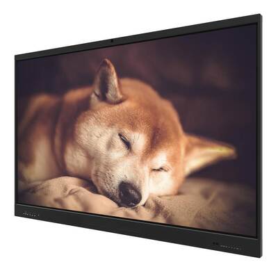 شاشة مسطحة تفاعلية مقاس 65 بوصة بنظام Android 14 وذاكرة وصول عشوائي (RAM) 8+128 جيجابايت للاجتماعات المدرسية والمكتبية