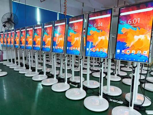 حار بيع المصنع مباشرة لافتات رقمية المحمول شاشة ذكية محمولة Hd شاشة تعمل باللمس عمودي الكل في واحد لايف Bestie آلة تدفق آلة
