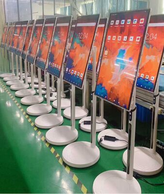 شاشة تلفزيون ذكية محمولة بشاشة لاسلكية مقاس 32 بوصة مزودة بكاميرا وبطارية مدمجة