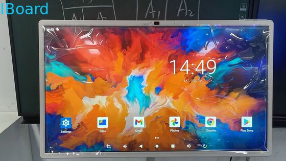لوحة بيضاء تفاعلية لاسلكية 32 بوصة مع كاميرا مدمجة وتلفزيون شاشة ذكية محمولة