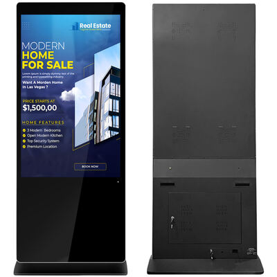 إشارة LCD الرقمية المخصصة مع 3840 * 2160 دقة 500 نايت الوضوح ووظيفة SDK للإعلانات الخارجية الداخلية