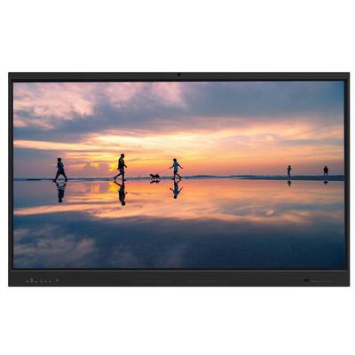 سبورة بيضاء تفاعلية محمولة مقاس 75 بوصة بدون فجوات مع شبكة Wi-Fi وبرامج تعليمية مدمجة