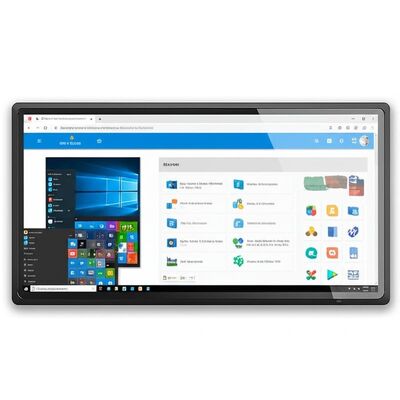 لوحة سوداء تفاعلية من 65 بوصة مع تخزين 8 + 128G وملمس الأشعة تحت الحمراء للتدريس والاجتماعات