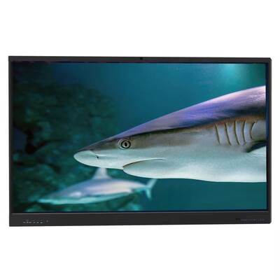 لوحة تفاعلية مسطحة بـ 20 نقطة لمس، سطوع 350 شمعة/متر مربع، وعمر افتراضي 50,000 ساعة لتعزيز التدريس والتعاون