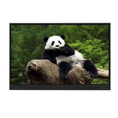 65/75/86 بوصة دقة 4K التفاعلية لوحة مسطحة لوحة ذكية مع متعددة اللمسات وأندرويد / ويندوز / لينكس / ماك أوس