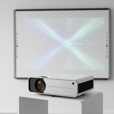 برنامج iBoard الرخيص لبرنامج DLP الليزر المحمول 4K Whiteboard Ultra Short Throw Projector للصفوف المدرسية