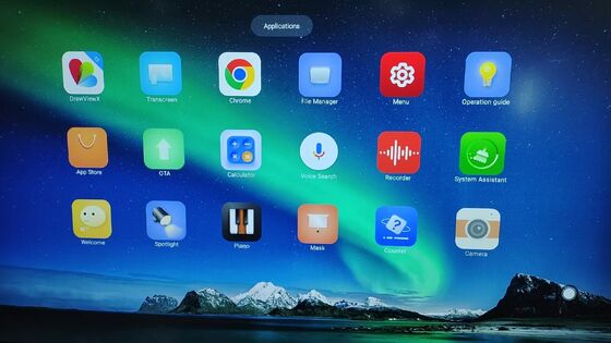 نظام اندرويد مدمج الترقية الشاشة اللمسية اللوحة البيضاء التفاعلية