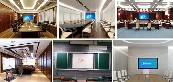 20 نقطة لمس لوح أبيض تفاعلي بإطار ألومنيوم ونظام تشغيل أندرويد لتعزيز التعاون