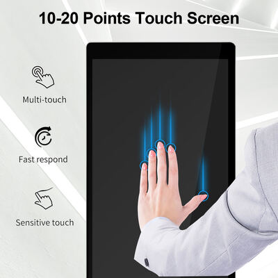 حامل عمودي لشاشات IBOARD مقاس 43 50 55 65 75 بوصة، شاشة إعلانات LCD، لافتات رقمية، شاشة LED عمودية للمعرض