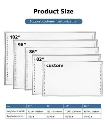 برنامج لوح تفاعلي بصري، معدل أخذ عينات 120 إطارًا في الثانية، تصميم قابل للطي، مخصص للاجتماعات