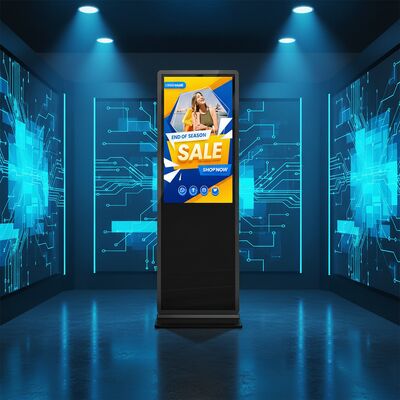 الإشارات الرقمية التي تعمل بنظام GPRS عبر الإنترنت مع ذاكرة 8g و CMS القائمة على السحابة التي تقدم إدارة المحتوى والعروض التفاعلية