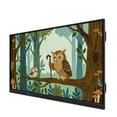 75 Inch Android OS Interactive Whiteboard with Wireless Projection for School and Conference