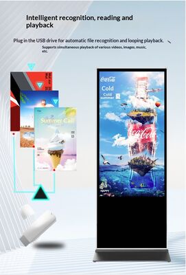 الإشارات الرقمية بزاوية مشاهدة > 178 درجة ودرجة حرارة التخزين من -20 درجة مئوية إلى 60 درجة مئوية مع CMS على أساس السحابة أو على الموقع