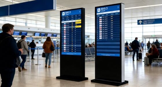 شاشة عرض رقمية سوداء مقاس 43 بوصة مع إدارة محتوى عن بعد وحجم شاشة مخصص لعرض إعلاني محسّن