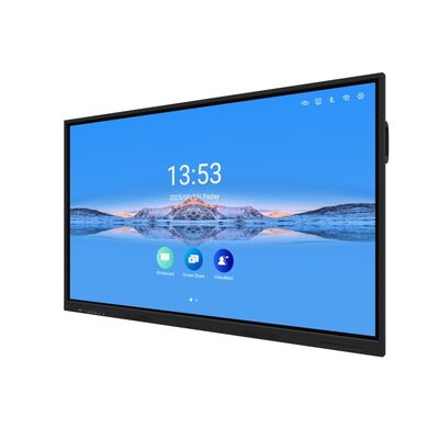 لوحة مسطحة تفاعلية مقاس 65 بوصة بدقة 4K للفصول الدراسية الصغيرة والمكاتب