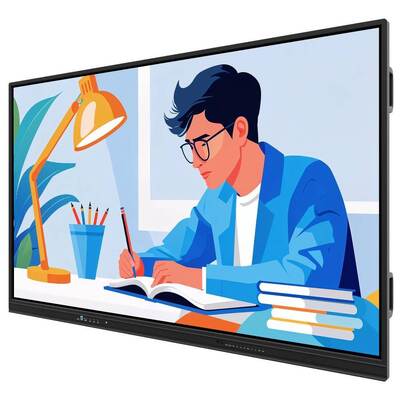 75 بوصة جهاز كمبيوتر أندرويد لوحة ذكية واي فاي HDMI USB 50 نقطة لمس لمكتب الاجتماعات