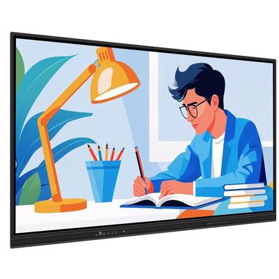75 بوصة جهاز كمبيوتر أندرويد لوحة ذكية واي فاي HDMI USB 50 نقطة لمس لمكتب الاجتماعات
